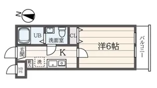 ソリッド星川【1階】の間取り
