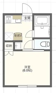 サンライズ愛甲【2階】の間取り
