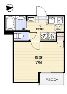 東京都練馬区練馬2【アパート】の間取り