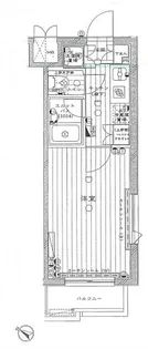 ルーブル新宿西落合七番館【4階】の間取り