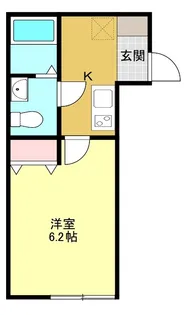 アルティザン新丸子【1階】の間取り