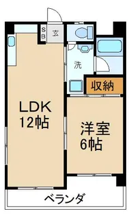 コーポラス喜山荘【4階】の間取り