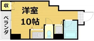 ファーストコート七条烏丸【2階】の間取り