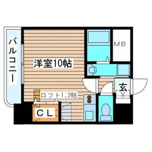 榴岡レジデンス壱番館【8階】の間取り