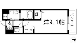 エクレール古結5【2階】の間取り