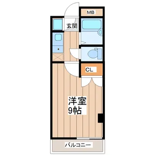 ヴァンデメール五橋【3階】の間取り