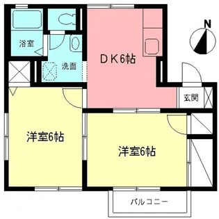 神奈川県相模原市中央区千代田6【アパート】の間取り