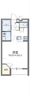 レオパレスアモーレII【1階】の間取り