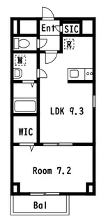 サン・グリーン恵門【2階】の間取り