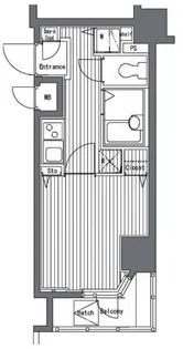 東京都中央区日本橋浜町3【マンション】の間取り