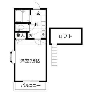 モンドムプレ【1階】の間取り