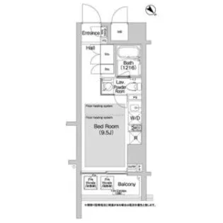 BPRレジデンス渋谷【3階】の間取り