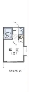 レオパレス豊橋【2階】の間取り