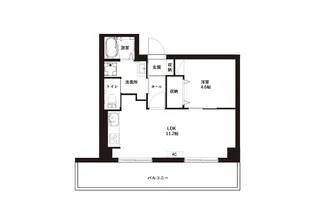 チュリス春日町【6階】の間取り