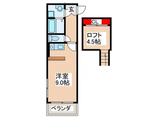セレブリム【4階】の間取り