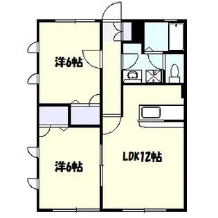 神奈川県川崎市宮前区有馬6【アパート】の間取り