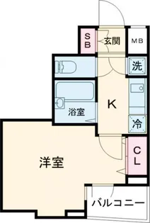 ビバリーホームズ五反田【5階】の間取り
