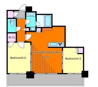 エクセレント ザ タワー【5階】の間取り