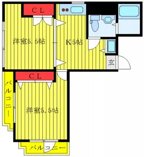 アジュール南大塚【3階】の間取り