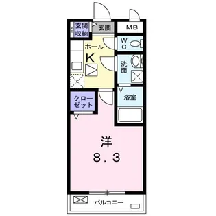 新潟県新潟市北区白新町3【アパート】の間取り