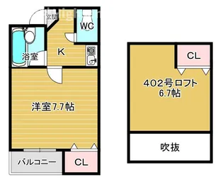 ペルソナ1【4階】の間取り