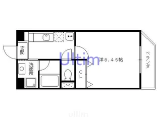 フラットオクa【2階】の間取り