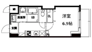 エム・グランヴィア駒形【5階】の間取り