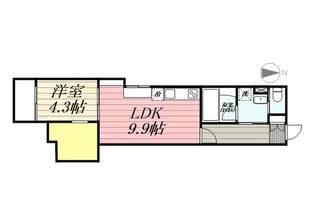 FSあじまテラス【1階】の間取り
