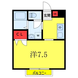 ベルコンフォート【1階】の間取り