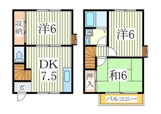 ルーミー北柏2号館の間取り