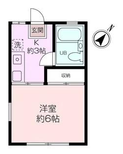 スペリオール平潟II【2階】の間取り