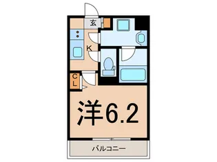 ルクシェール横濱生麦【6階】の間取り