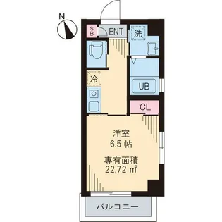 アーク五反田【1階】の間取り