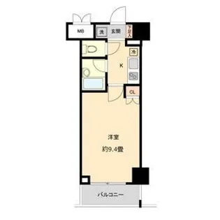宮城県仙台市青葉区川内澱橋通【マンション】の間取り