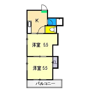 アゼリア舞高【2階】の間取り