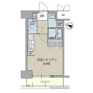 パルティール金山【4階】の間取り