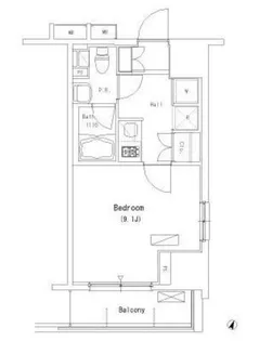 パークアクシス押上【8階】の間取り