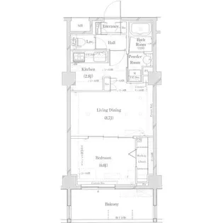 コートKステーションステージ【4階】の間取り