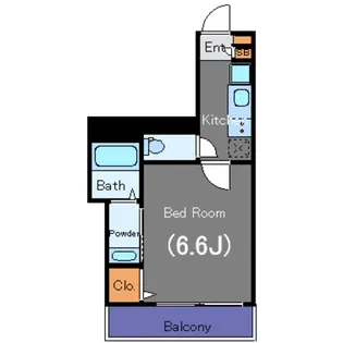 オアシス丘の上【1階】の間取り