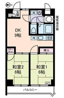 滝野川フラワーハイツ【4階】の間取り
