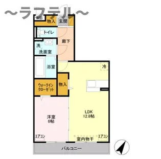 エスポワール神明【3階】の間取り