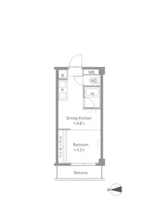 REN永山【4階】の間取り
