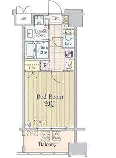 東京都中央区新川2【マンション】の間取り