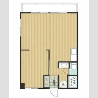 マンション市兵衛【1階】の間取り