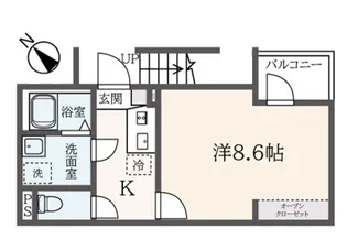 カインドネス町田III【2階】の間取り