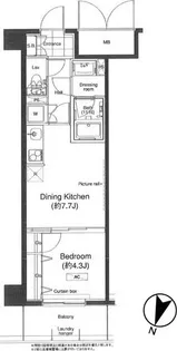グランハイツ高田馬場【6階】の間取り