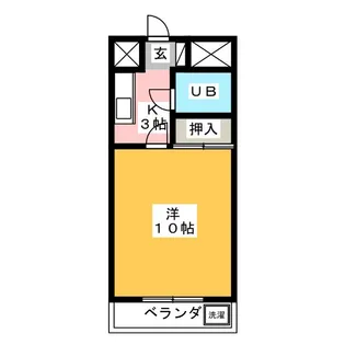 山清ビル【4階】の間取り