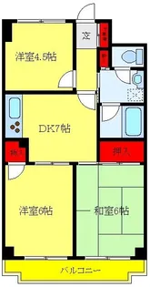 東京都板橋区成増5【マンション】の間取り