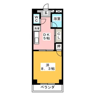 セントラーレ青山21【3階】の間取り