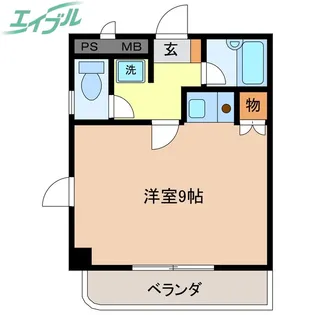 メゾンムツミ50【2階】の間取り